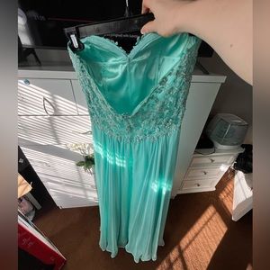 Size Medium Long Blue Dress